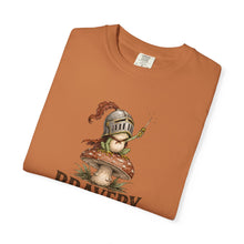 Load image into Gallery viewer, Bravery Was the Only Option Comfort Colors Shirt, Funny Frog Knight Fantasy Graphic Tee