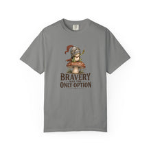 Load image into Gallery viewer, Bravery Was the Only Option Comfort Colors Shirt, Funny Frog Knight Fantasy Graphic Tee