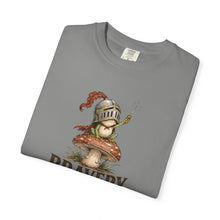 Load image into Gallery viewer, Bravery Was the Only Option Comfort Colors Shirt, Funny Frog Knight Fantasy Graphic Tee