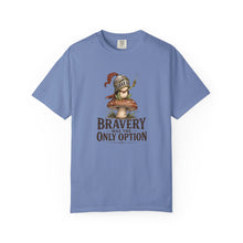 Load image into Gallery viewer, Bravery Was the Only Option Comfort Colors Shirt, Funny Frog Knight Fantasy Graphic Tee