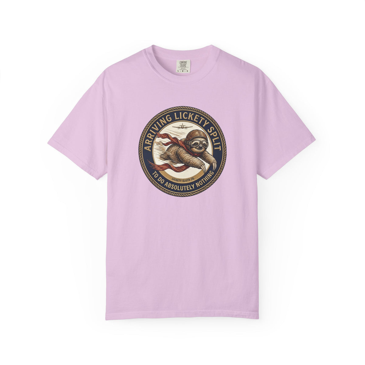 Arriving Lickety Split vintage sloth graphic T-shirt
