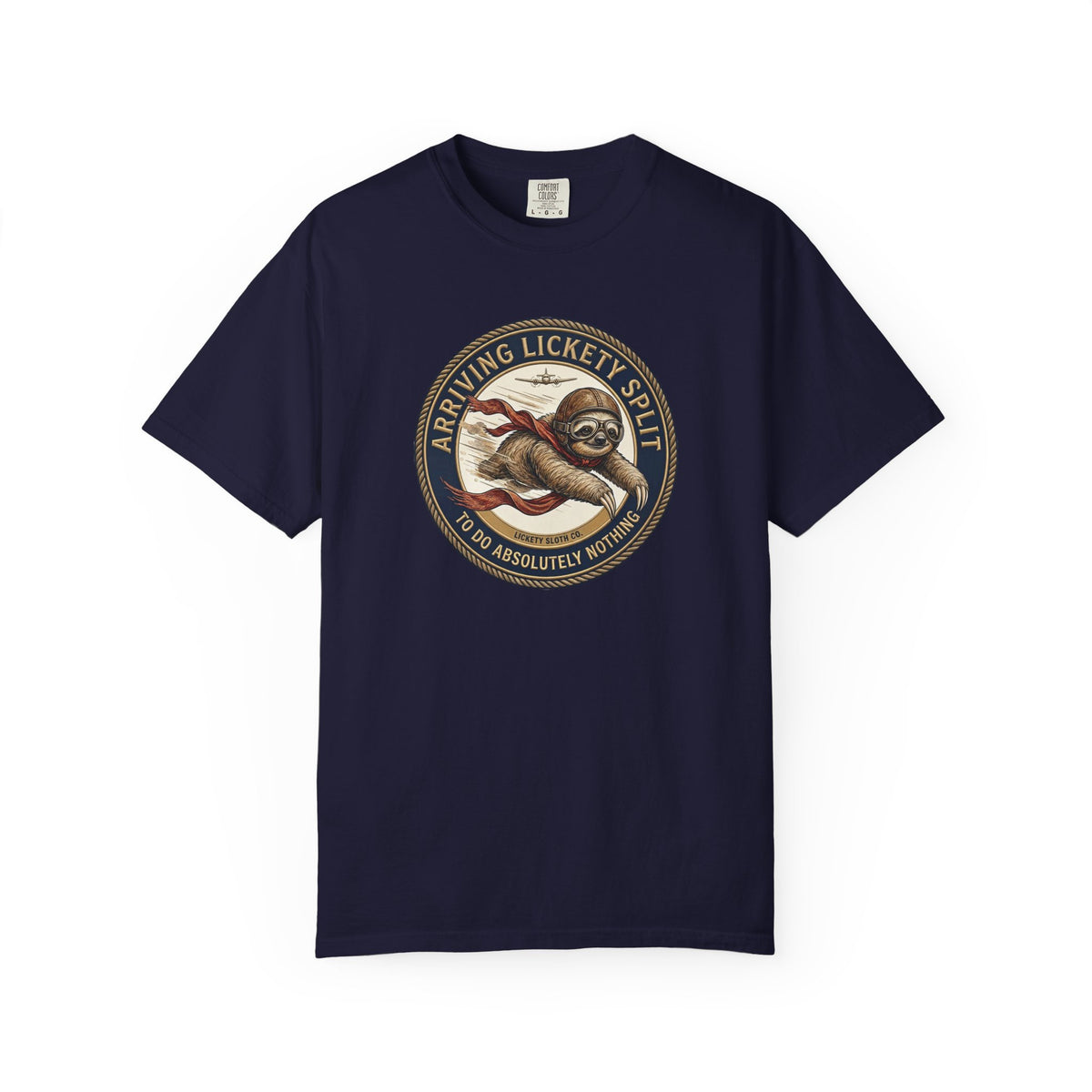 Arriving Lickety Split vintage sloth graphic T-shirt