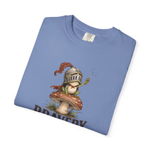 Load image into Gallery viewer, Bravery Was the Only Option Comfort Colors Shirt, Funny Frog Knight Fantasy Graphic Tee
