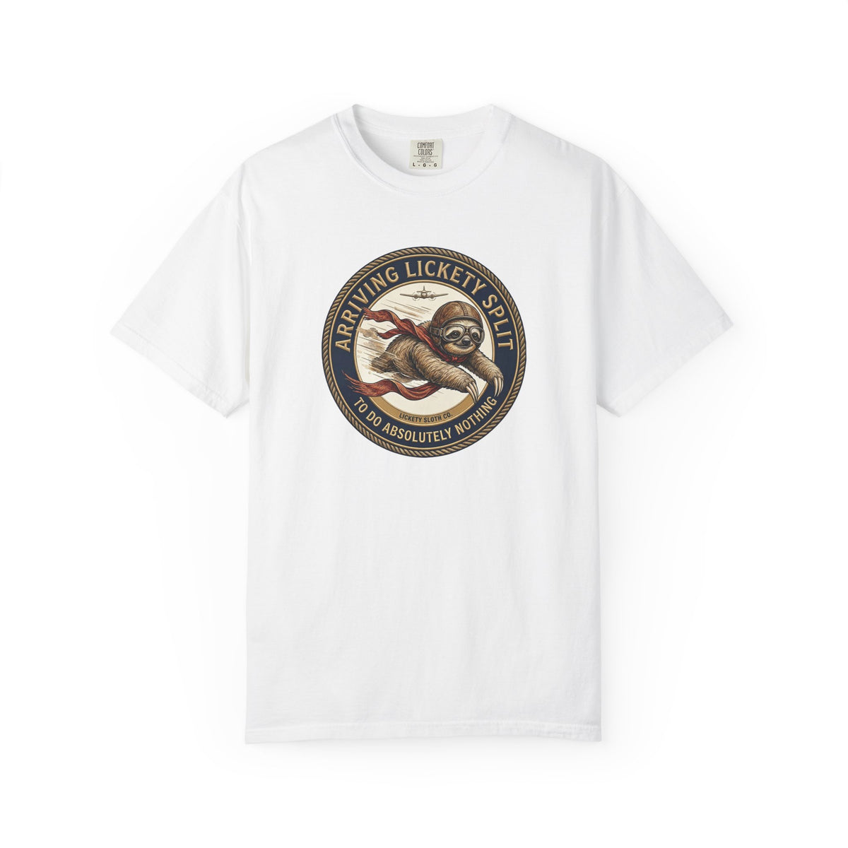 Arriving Lickety Split vintage sloth graphic T-shirt