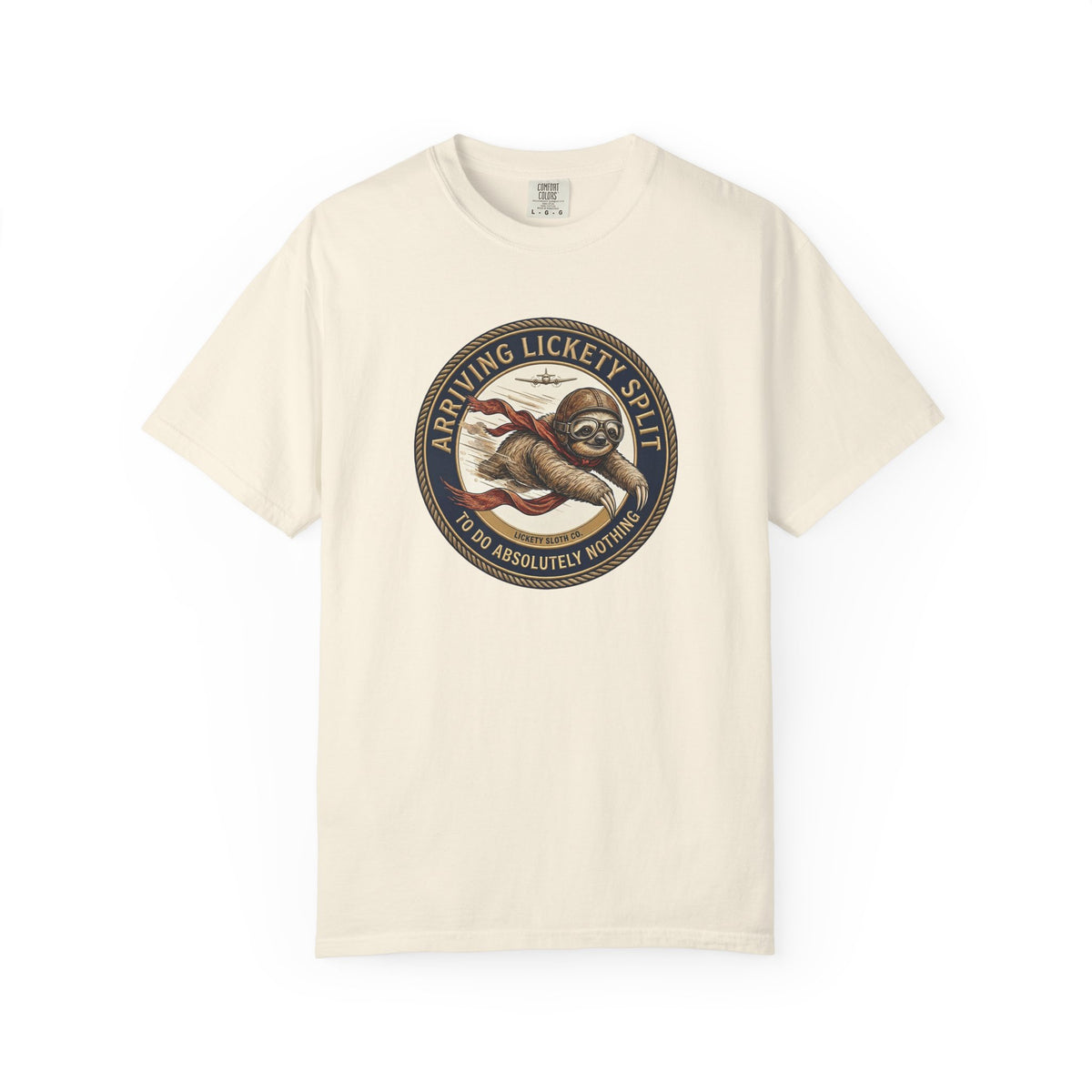 Arriving Lickety Split vintage sloth graphic T-shirt