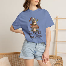 Load image into Gallery viewer, Bravery Was the Only Option Comfort Colors Shirt, Funny Frog Knight Fantasy Graphic Tee
