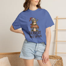 Load image into Gallery viewer, Bravery Was the Only Option Comfort Colors Shirt, Funny Frog Knight Fantasy Graphic Tee
