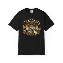 Load image into Gallery viewer, Midway Lights Carnival Ferris Wheel T-Shirt | Retro Fairground Graphic | Comfort Colors Tee

