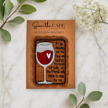 Load image into Gallery viewer, If I go Missing...| Handpainted Wooden Magnet
