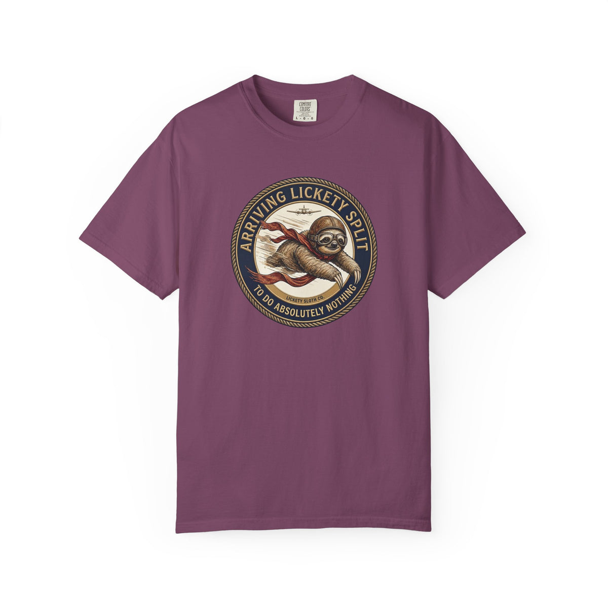 Arriving Lickety Split vintage sloth graphic T-shirt