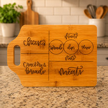 Load image into Gallery viewer, Charcuterie Layout Cutting Board
