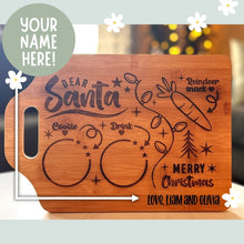 Load image into Gallery viewer, Santa Milk and Cookie Tray
