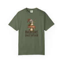Load image into Gallery viewer, Bravery Was the Only Option Comfort Colors Shirt, Funny Frog Knight Fantasy Graphic Tee - Samantha Cade Collection
