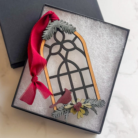 Cardinal Memorial Ornament | “Hello From Heaven” Story Card - Samantha Cade Collection