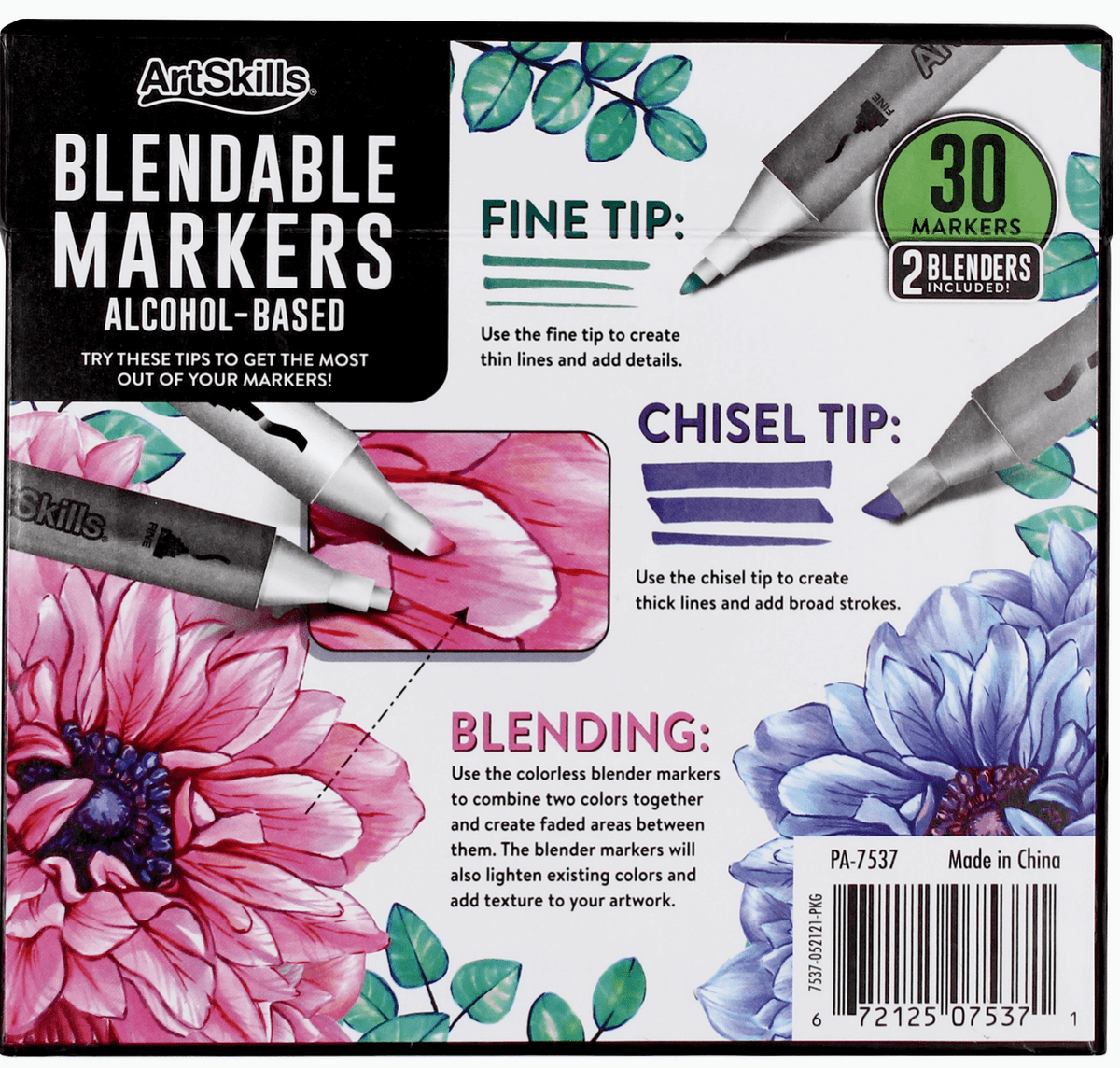 Dual-Tip Alcohol Markers, 30 Markers - Samantha Cade Collection