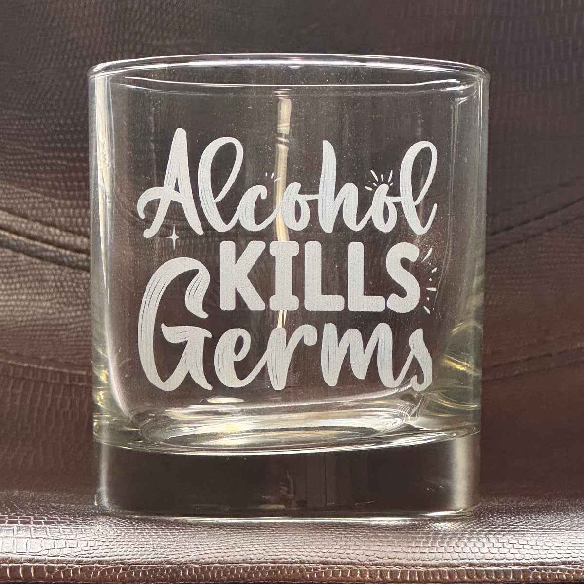 Etched Rocks Glass | Gifts for Friends, Family & Coworkers