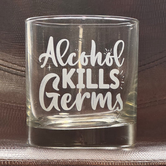 Etched Rocks Glass | Gifts for Friends, Family & Coworkers
