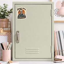 Load image into Gallery viewer, Hang in There Skeleton Sticker - Samantha Cade Collection
