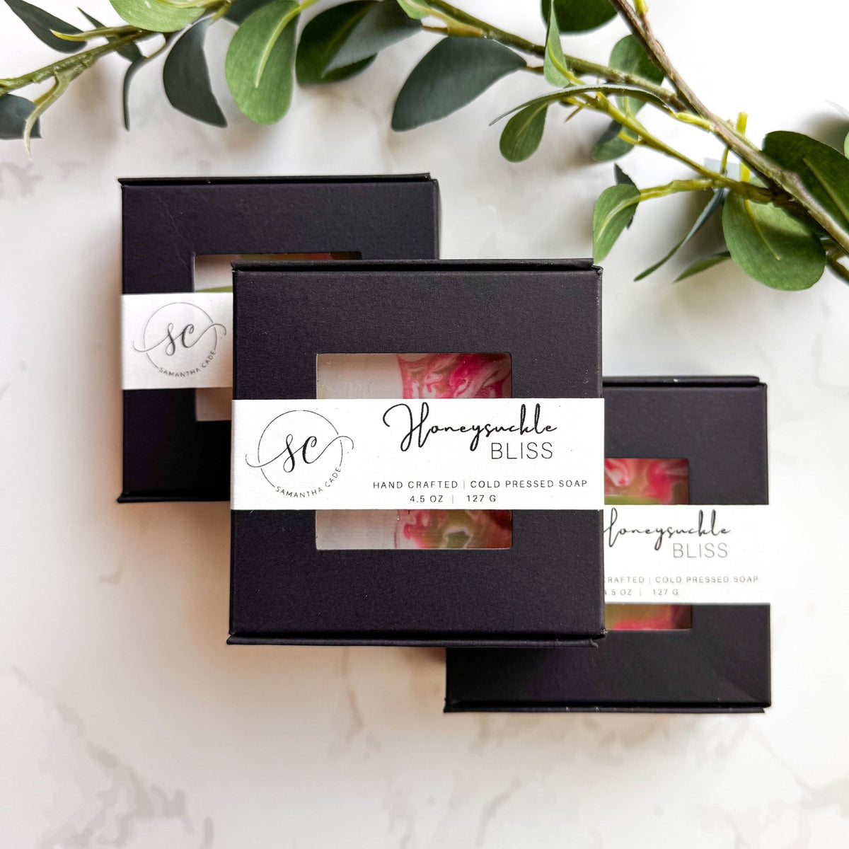 Honeysuckle Bliss Artisan Cold-Process Soap - Samantha Cade Collection
