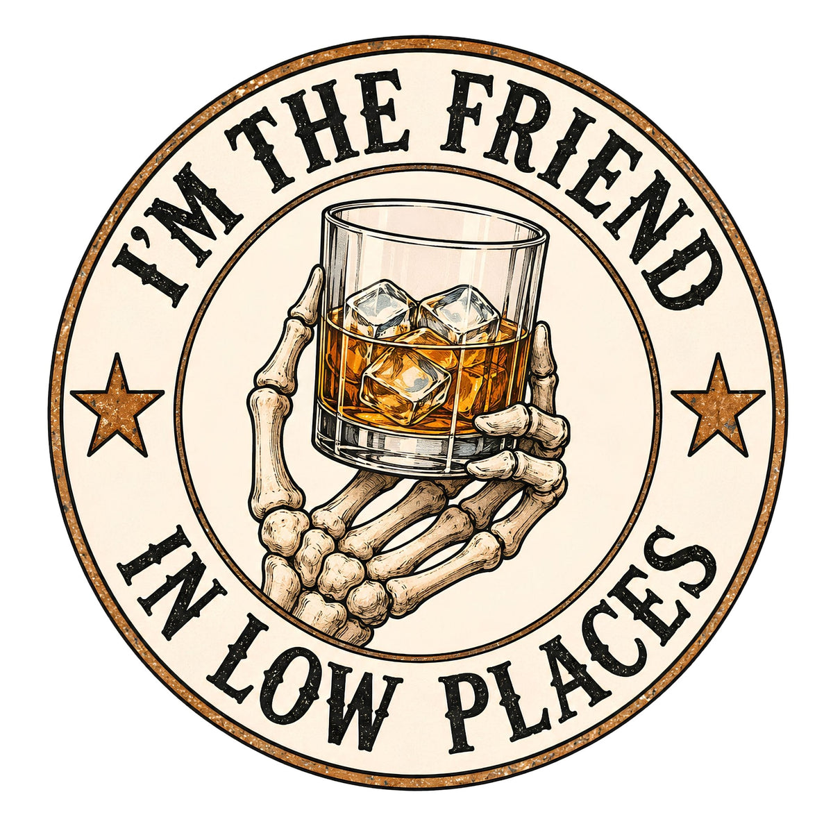 I'm the Friend in Low Places Sticker - Samantha Cade Collection