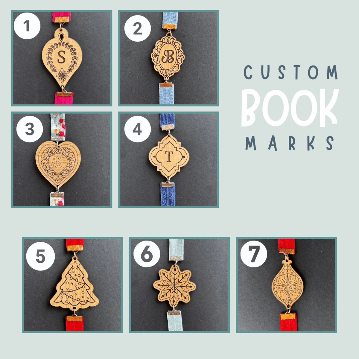 Personalized Stretchy Book Band Bookmark - Samantha Cade Collection