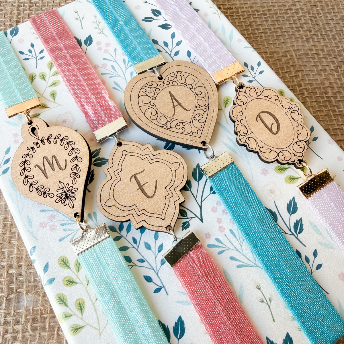 Personalized Stretchy Book Band Bookmark - Samantha Cade Collection