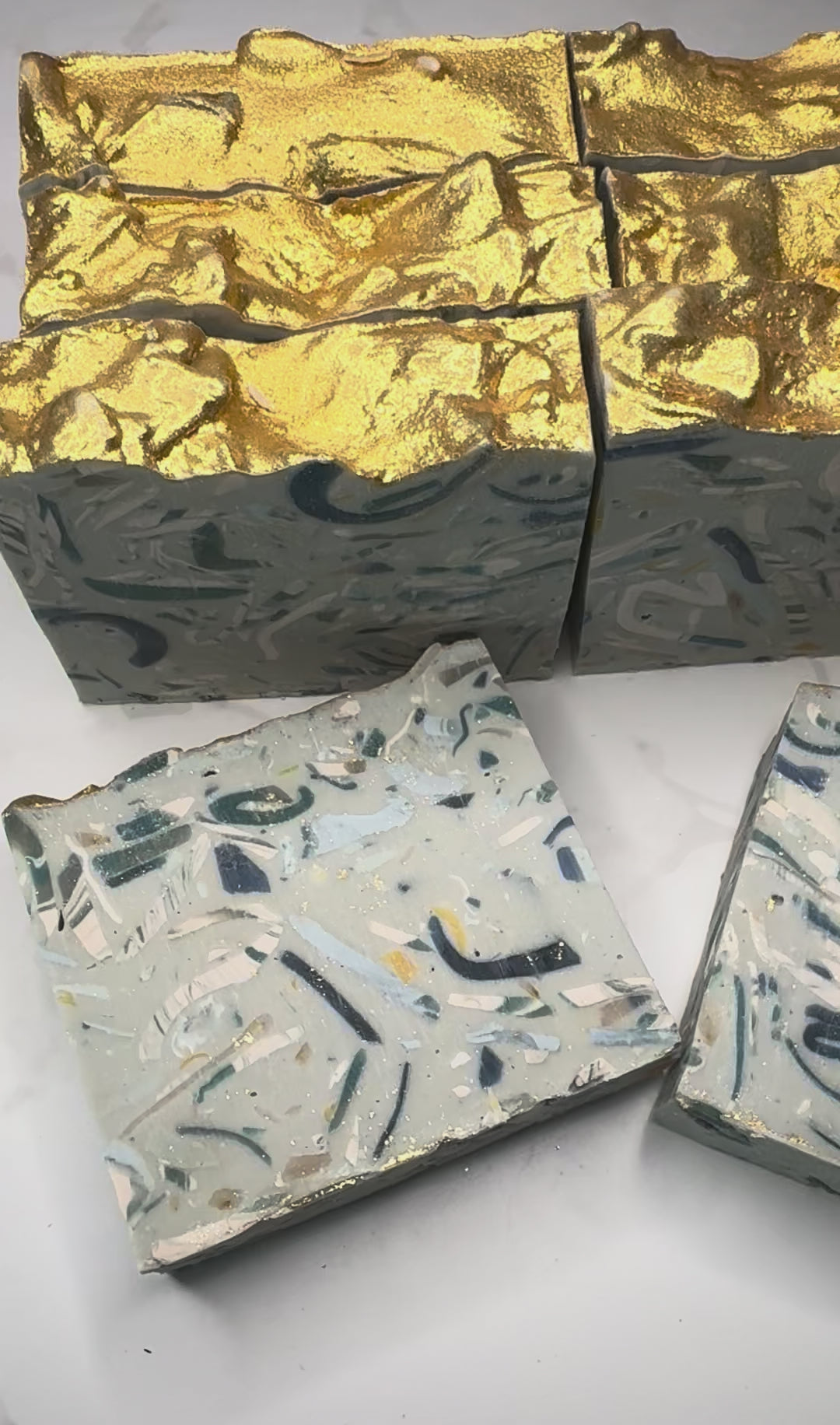 Amber Plumeria artisan cold-process soap bar and packaging