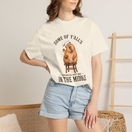 Some of Y'all's Cornbread Ain't Done in the Middle Comfort Colors Snarky T-Shirt - Samantha Cade Collection