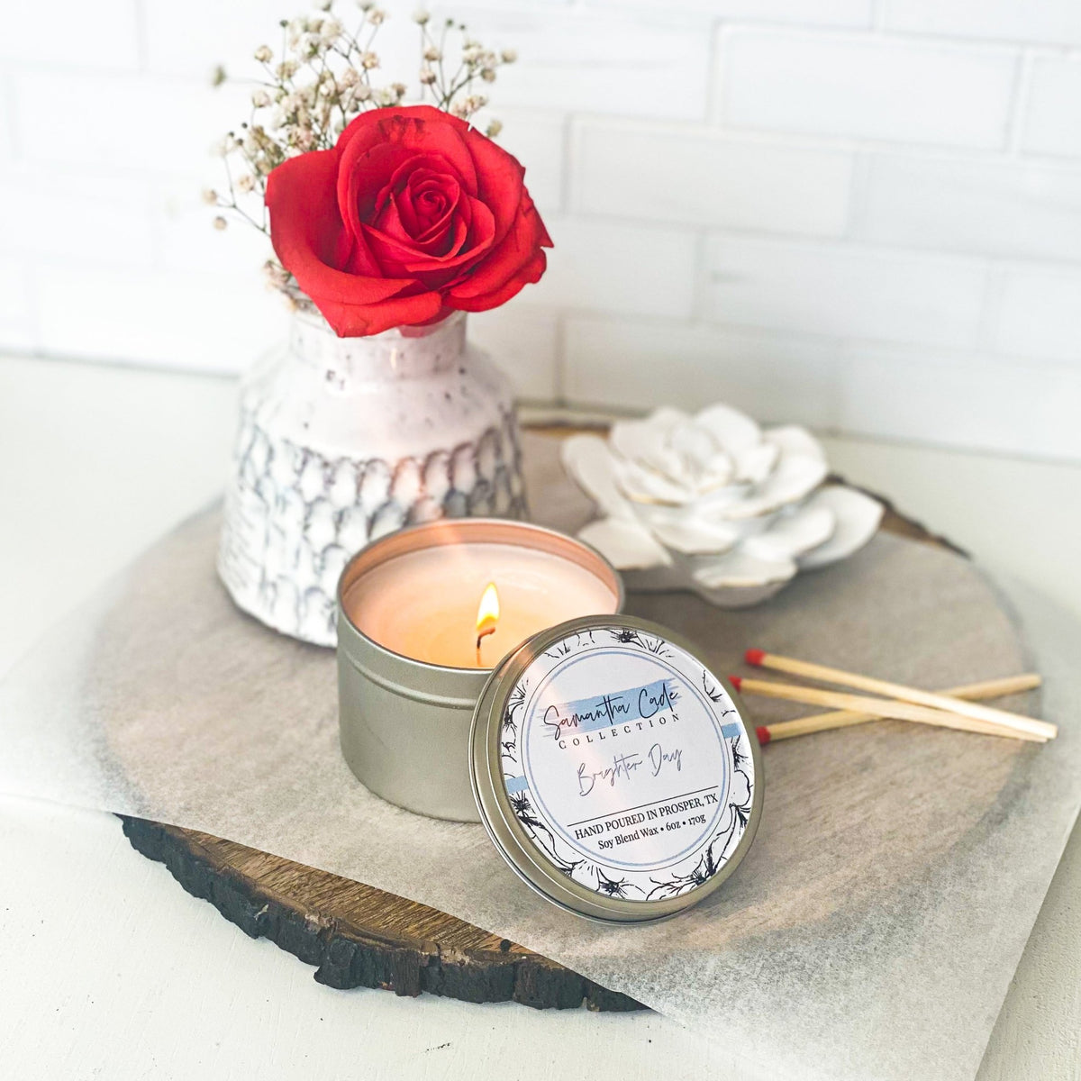 "Brighter Day" Benefitting the American Foundation for Suicide Prevention 6oz. Tin - Samantha Cade Collection