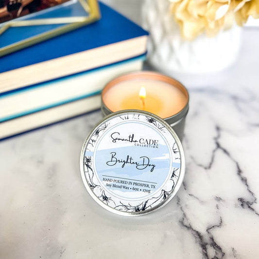 "Brighter Day" Benefitting the American Foundation for Suicide Prevention 6oz. Tin - Samantha Cade Collection