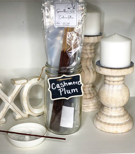 Cashmere Plum Incense (10 Count) - Samantha Cade Collection