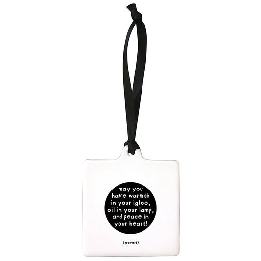 Ceramic Ornament- Igloo (Proverb) - Samantha Cade Collection