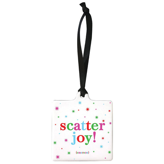 Ceramic Ornament- Scatter Joy (Emerson) - Samantha Cade Collection