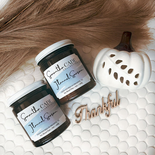 Flannel Season 7.5 oz. Candle - Samantha Cade Collection