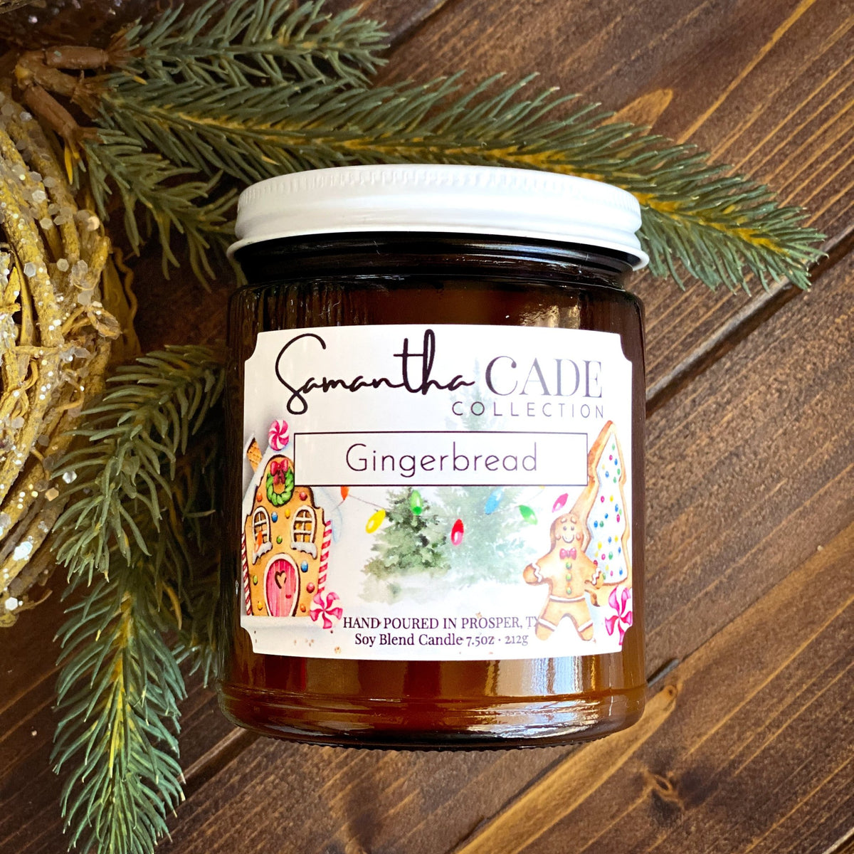 Gingerbread Martini 7.5 oz Candle - Samantha Cade Collection