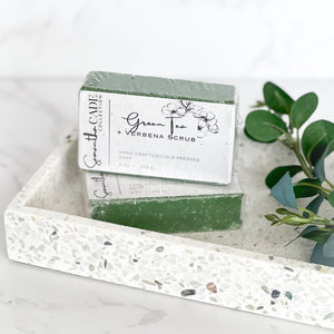 Green Tea + Verbena 4oz Cold Process Soap - Samantha Cade Collection