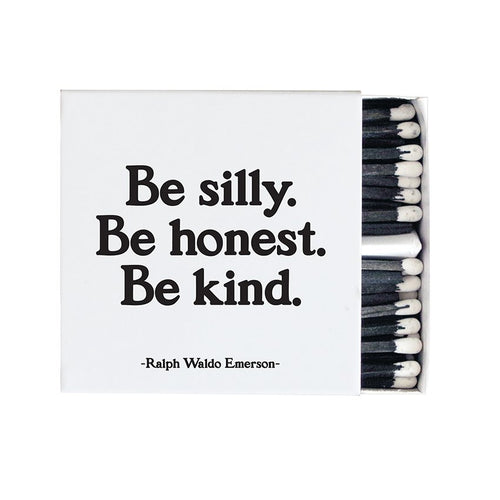 Matchboxes - Be Silly. Be Honest. (Ralph Waldo Emerson) - Samantha Cade Collection