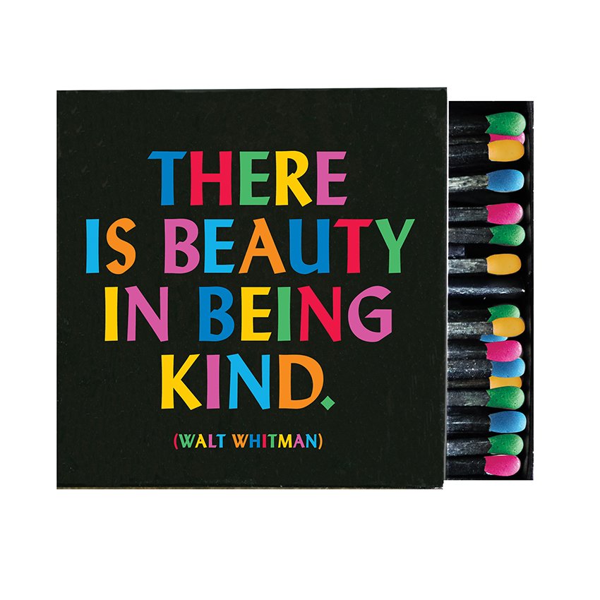 Matchboxes - Beauty In Being Kind (Walt Whitman) - Samantha Cade Collection