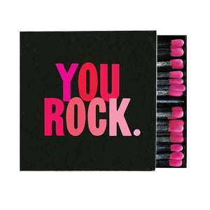 Matchboxes - X315 - You Rock (Saying) - Samantha Cade Collection