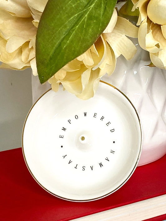 "Namastay Empowered" Incense Holder - Samantha Cade Collection