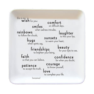 Trinket Dishes - My Wish For You (Anonymous) - Samantha Cade Collection